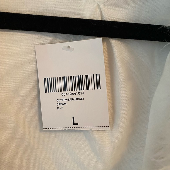 Forever 21 White Teddy Jacket Plush Faux Fur - Picture 5 of 8